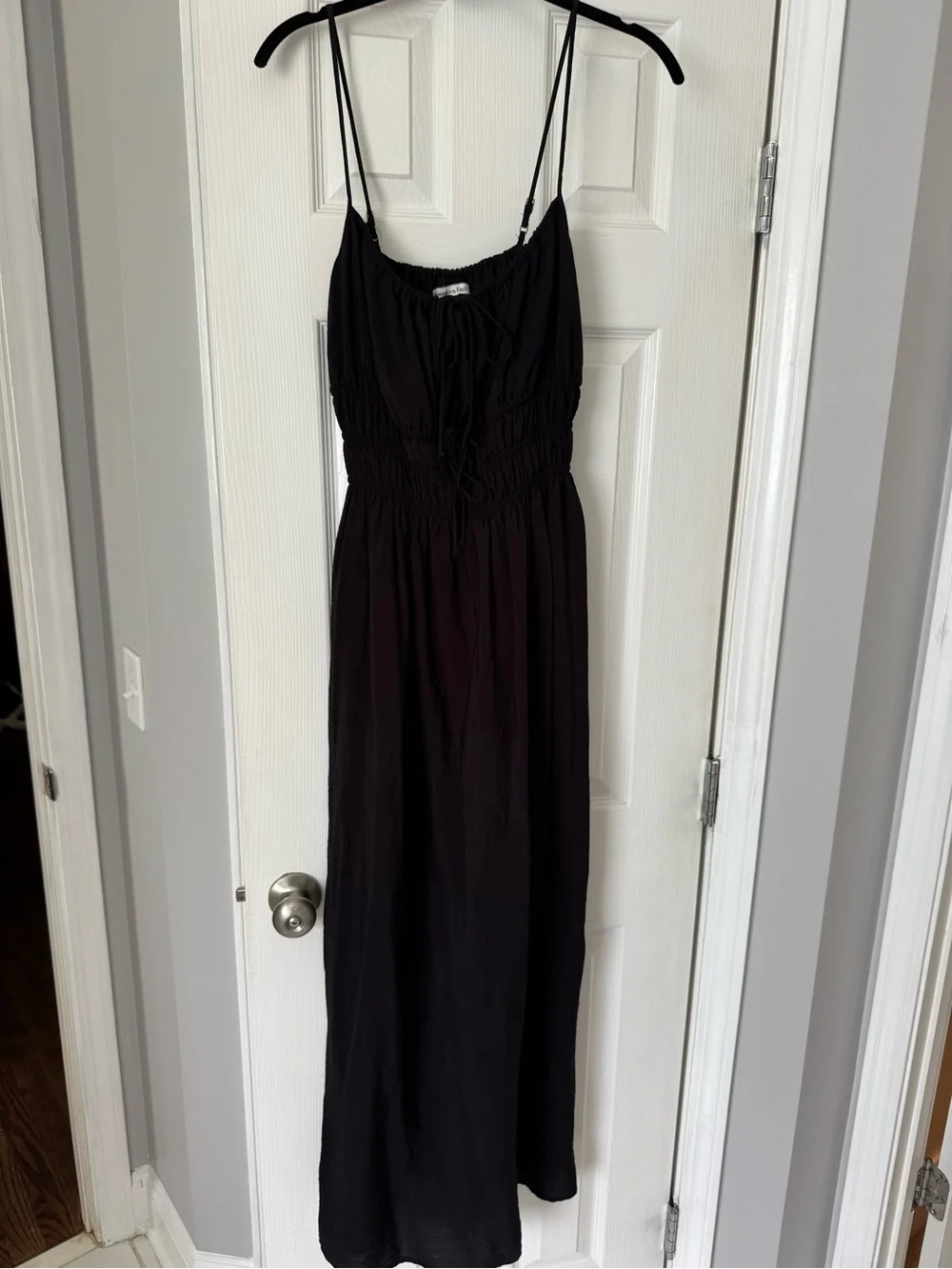 Abercrombie and Fitch Front Tie Black Dress